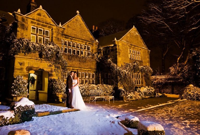 winter wedding Holdsworth House wedding venue