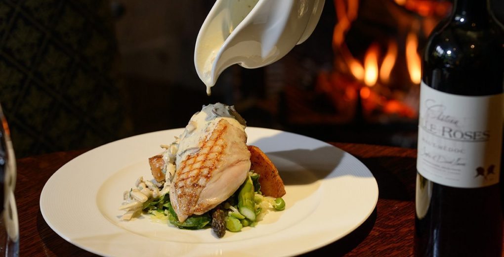 wedding menu Holdsworth House