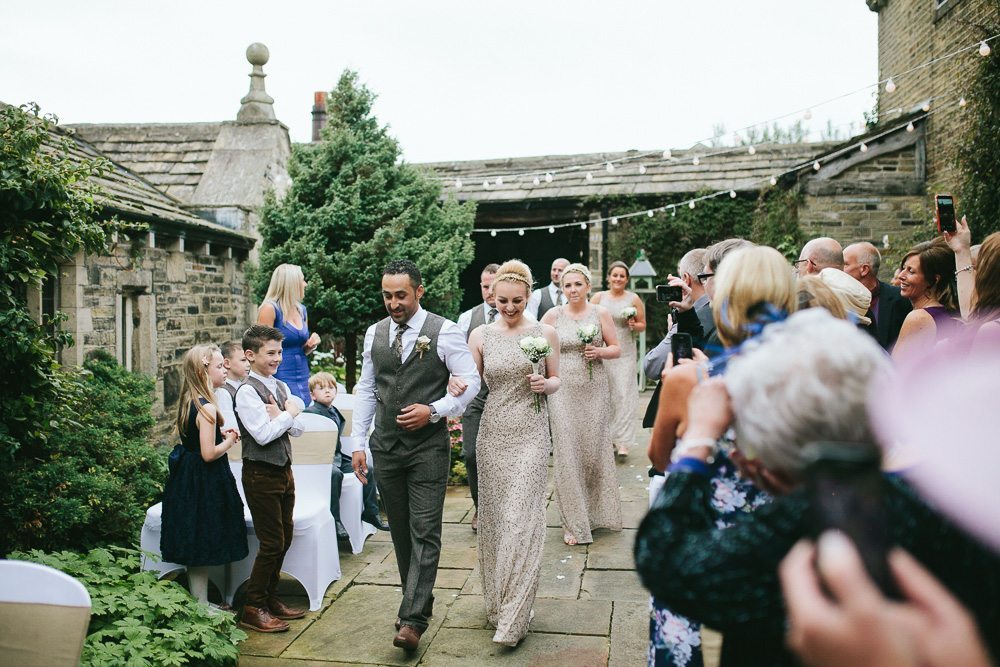 Tim Dunk Photography wedding party Courtyard outdoor wedding