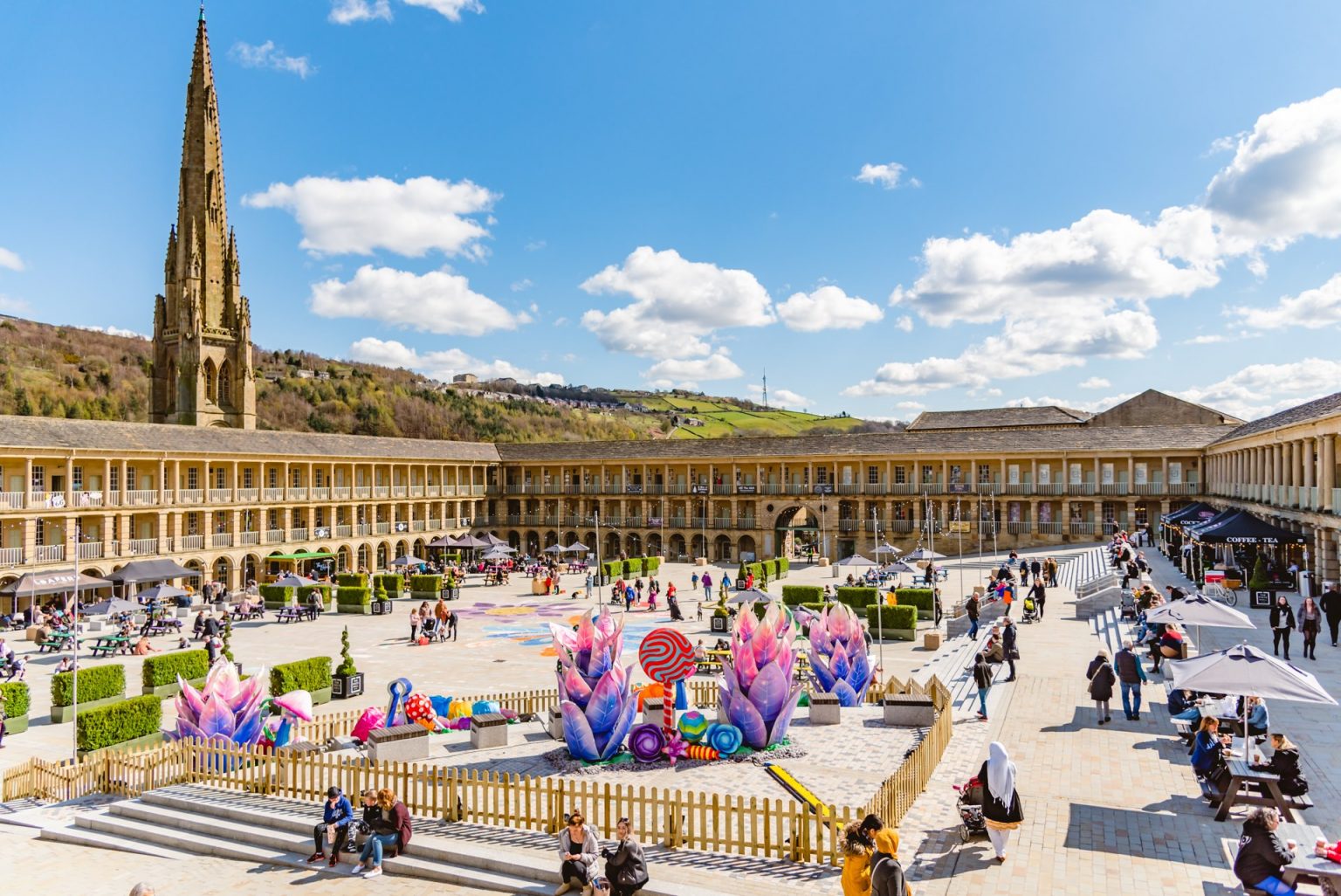 Halifax Piece Hall family days out in Yorkshire