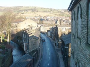 Ted Hughes Mytholmroyd birthplace. Photo by Nigel Lloyd