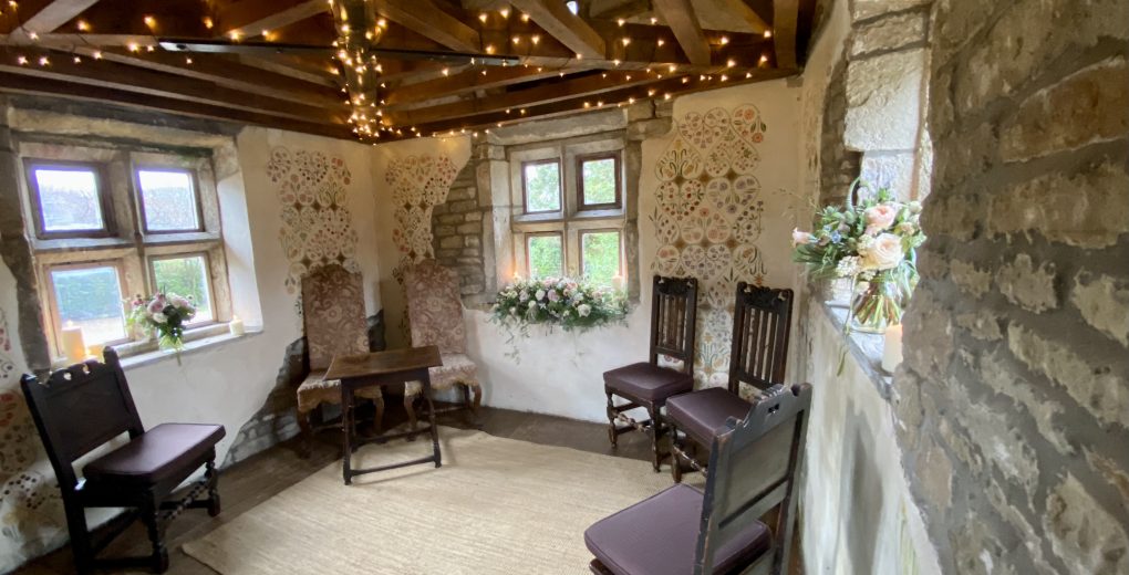 Holdsworth House Hotel wedding venue Stone gazebo wedding