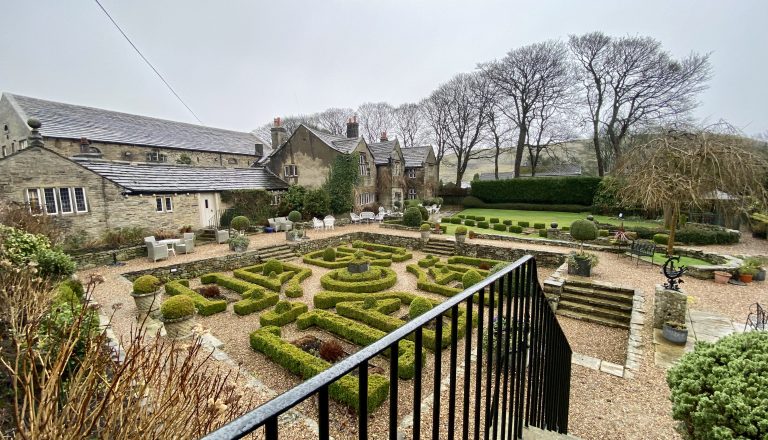 Holdsworth House Hotel wedding venue gardens