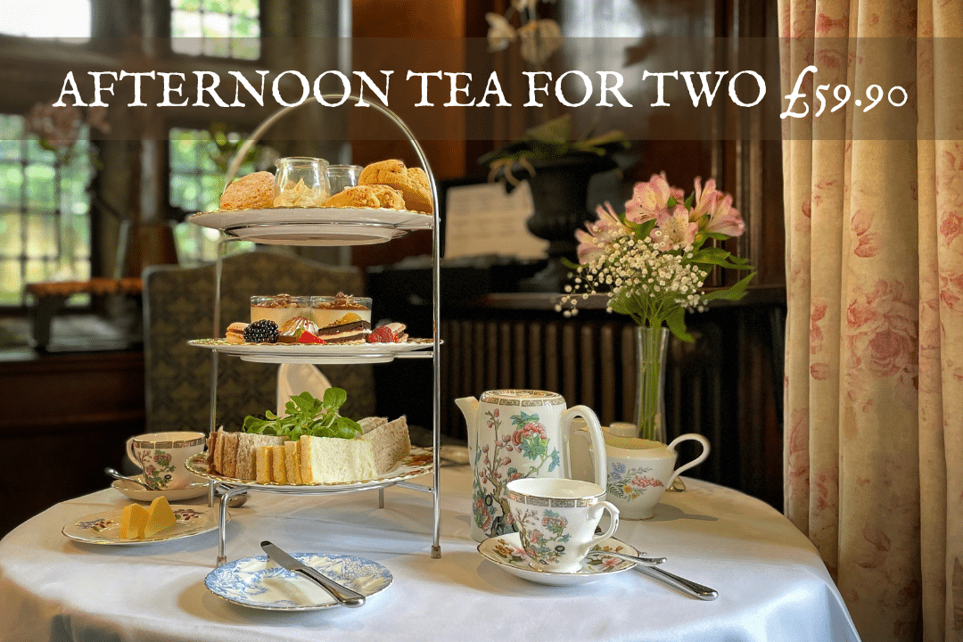 Afternoon tea for two gift voucher for Holdsworth House restaurant in Halifax