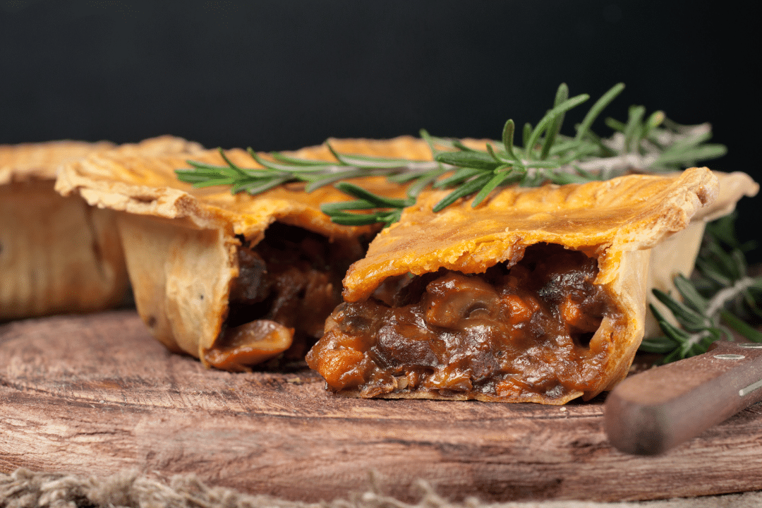Beef pie at Holdsworth House restaurant in Halifax