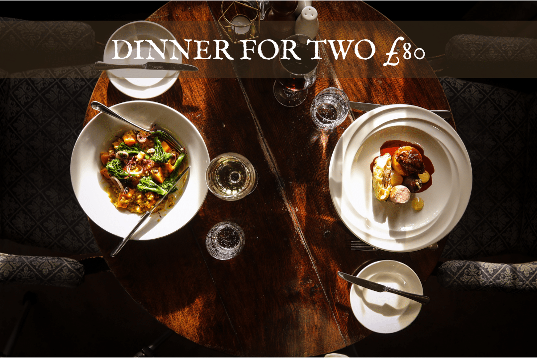 Dinner for two gift voucher for Holdsworth House restaurant in Halifax