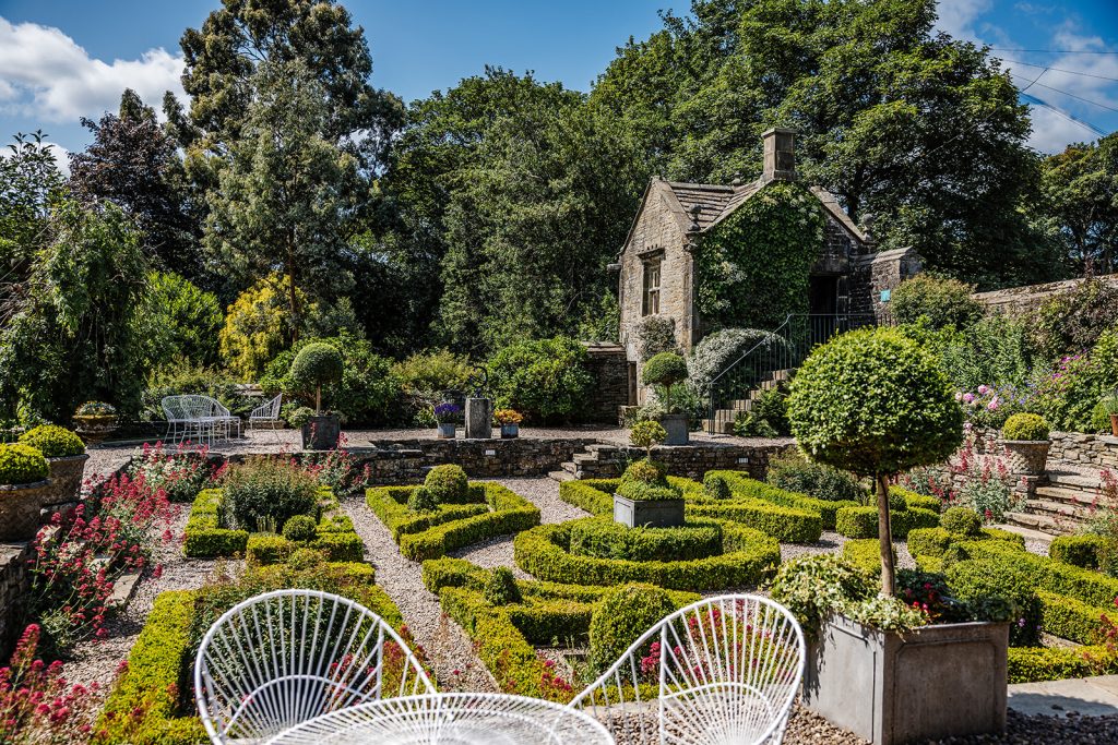 The gardens at Holdsworth House hotel