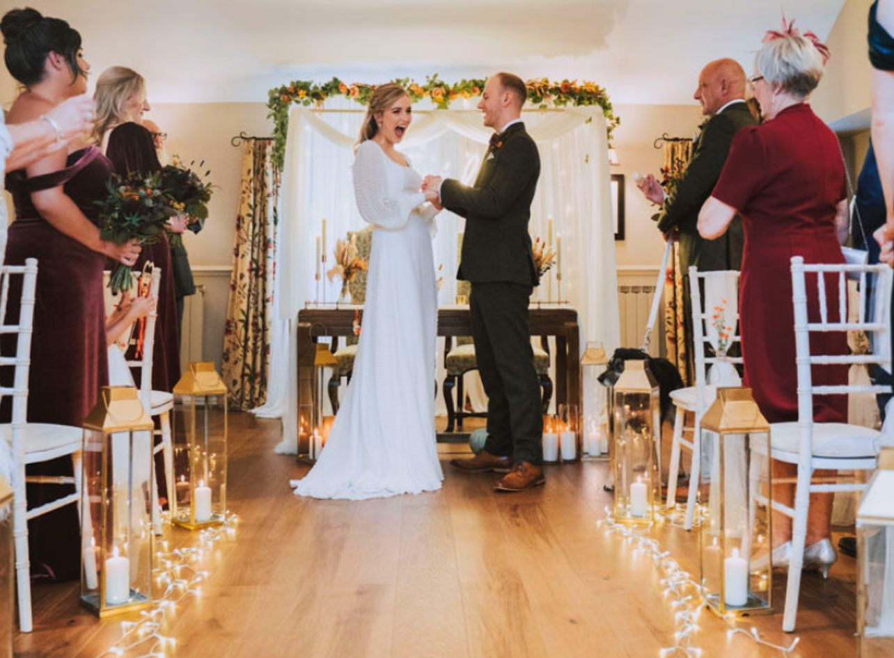 Indoor ceremony in the Great Hall