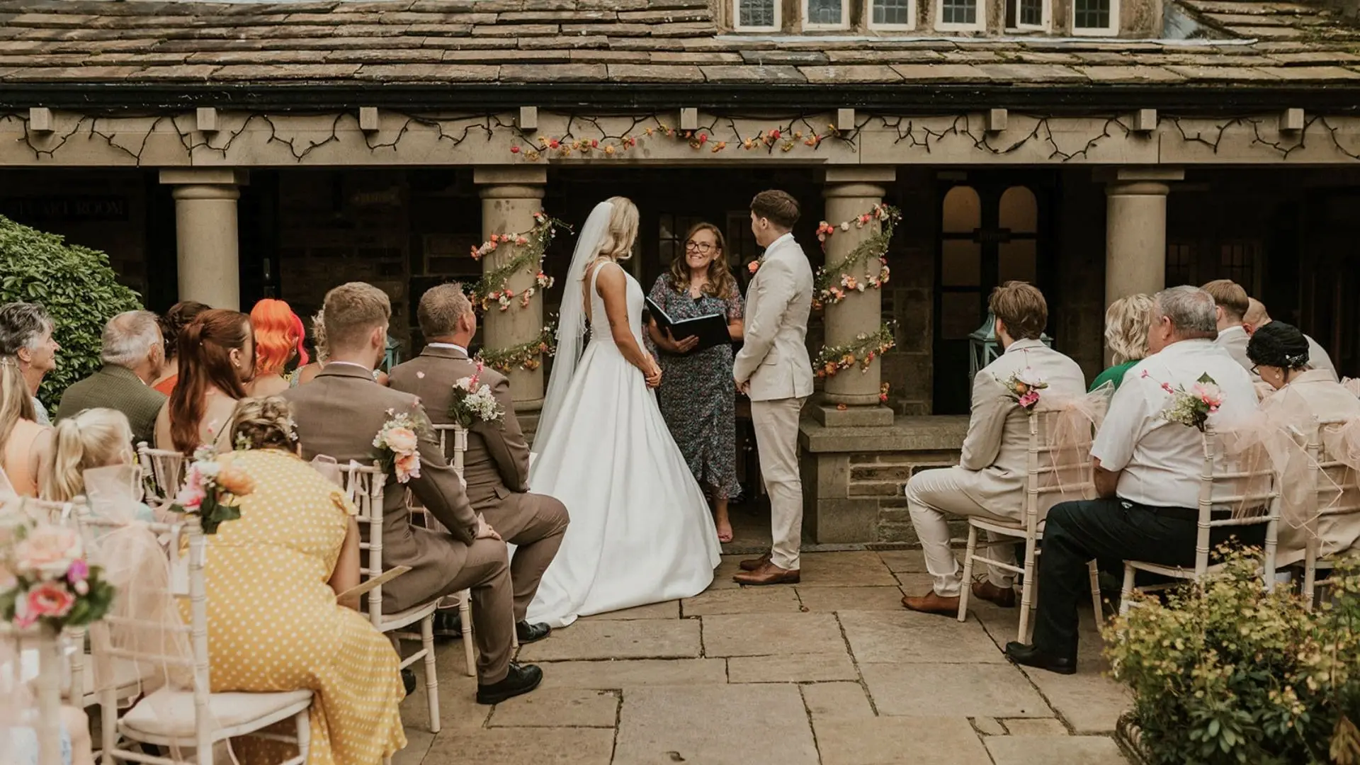 Just Good Friends wedding at Holdsworth House
