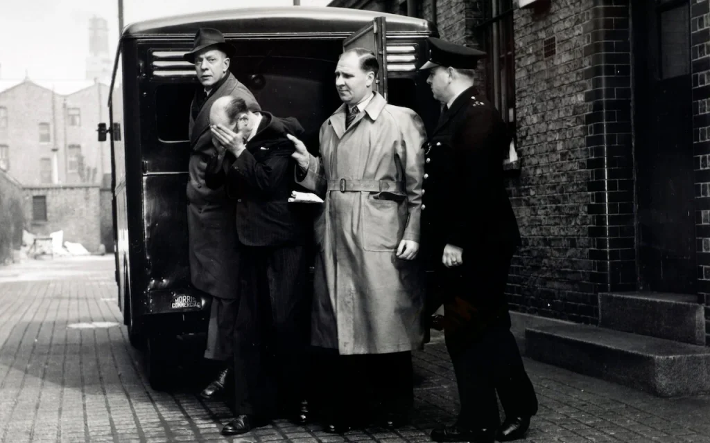 John Christie of Halifax under arrest