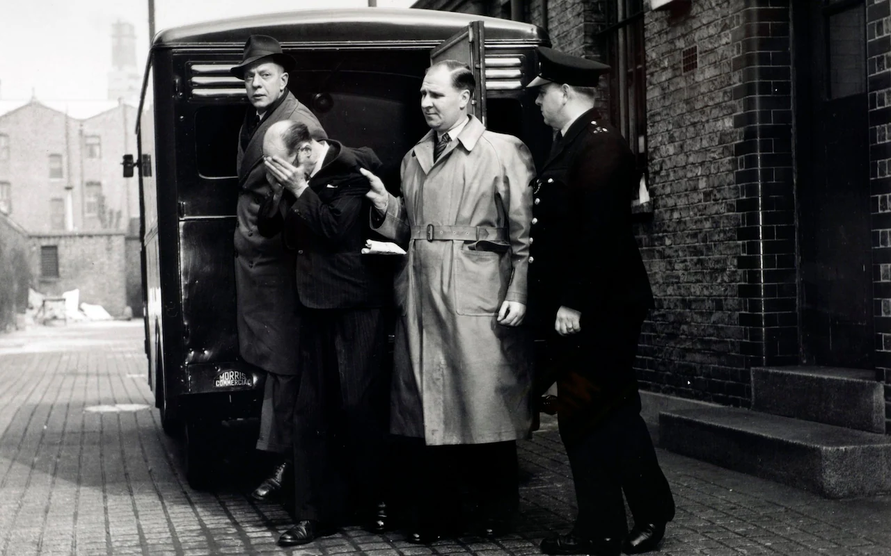 John Christie of Halifax under arrest
