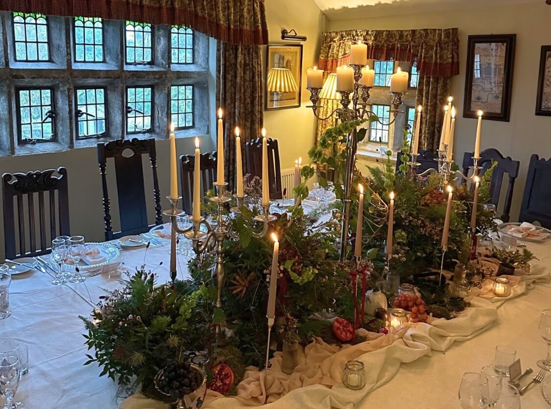 private dining party in a restaurant room at Holdsworth House
