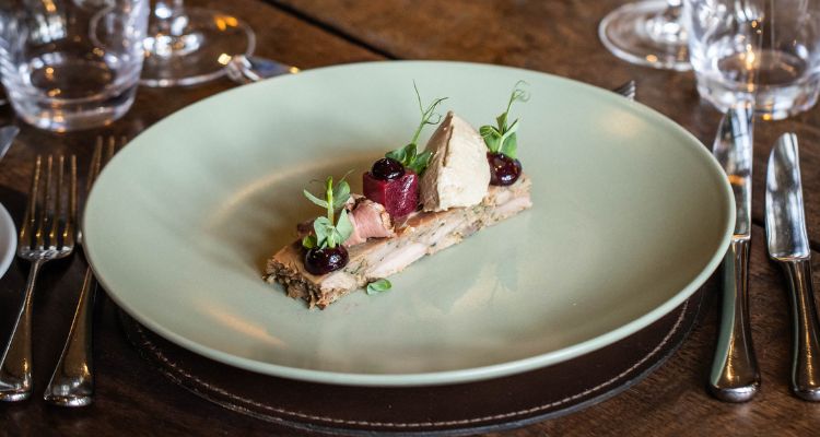 Wedding food at Holdsworth House