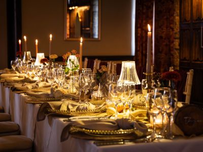 Wedding food at Holdsworth House
