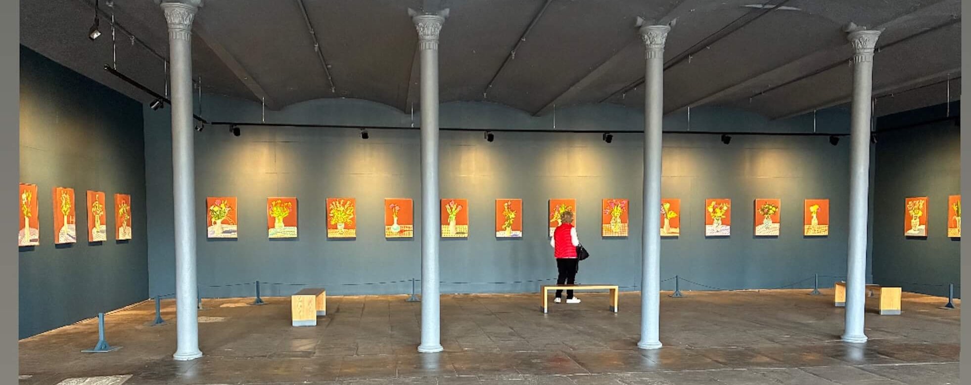 20 Flowers for 2025 see David Hockey art in west yorkshire
