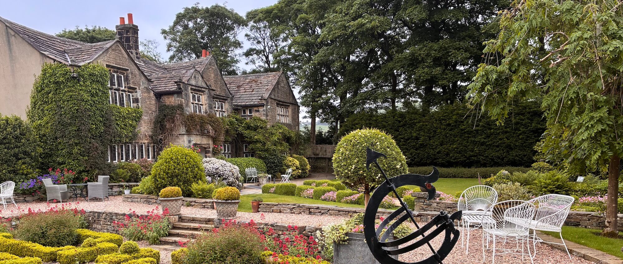 Holdsworth House Hotel in West Yorkshire in summer for short breaks in Halifax