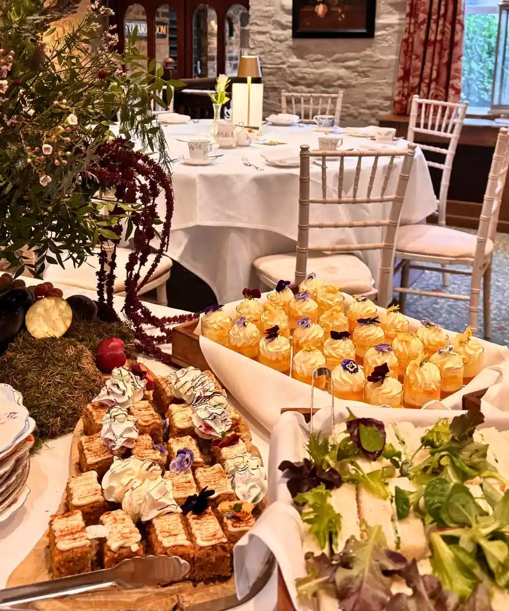 Afternoon tea wedding at Holdsworth House