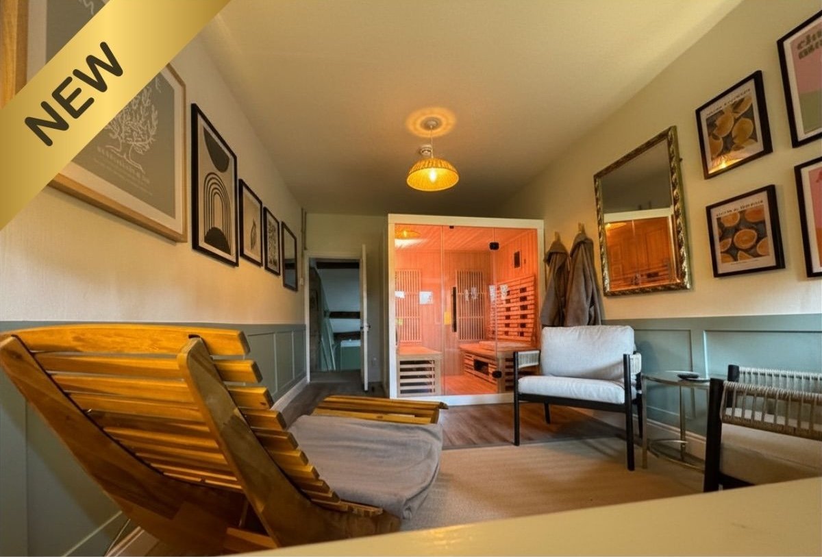 Infrared sauna at Holdsworth House spa Halifax