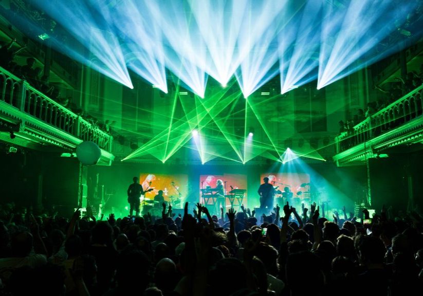 Faithless playing at Halifax Piece Hall 2025