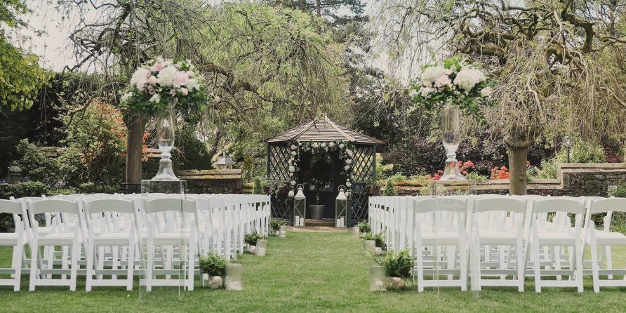 Barn Courtyard stable area for weddings at Holdsworth House in Halifax